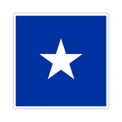 Naval Jack of Chile (Chile) STICKER Vinyl Kiss-Cut Decal 3 Inch White - The Sticker Space