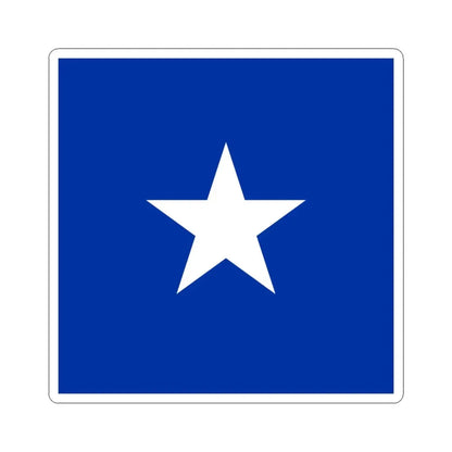 Naval Jack of Chile (Chile) STICKER Vinyl Kiss-Cut Decal 6 Inch White - The Sticker Space