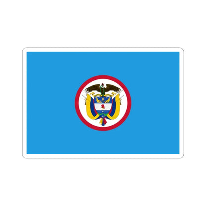 Naval jack of Colombia (Colombia) STICKER Vinyl Kiss-Cut Decal 2 Inch White - The Sticker Space