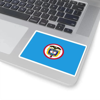 Naval jack of Colombia (Colombia) STICKER Vinyl Kiss-Cut Decal - The Sticker Space