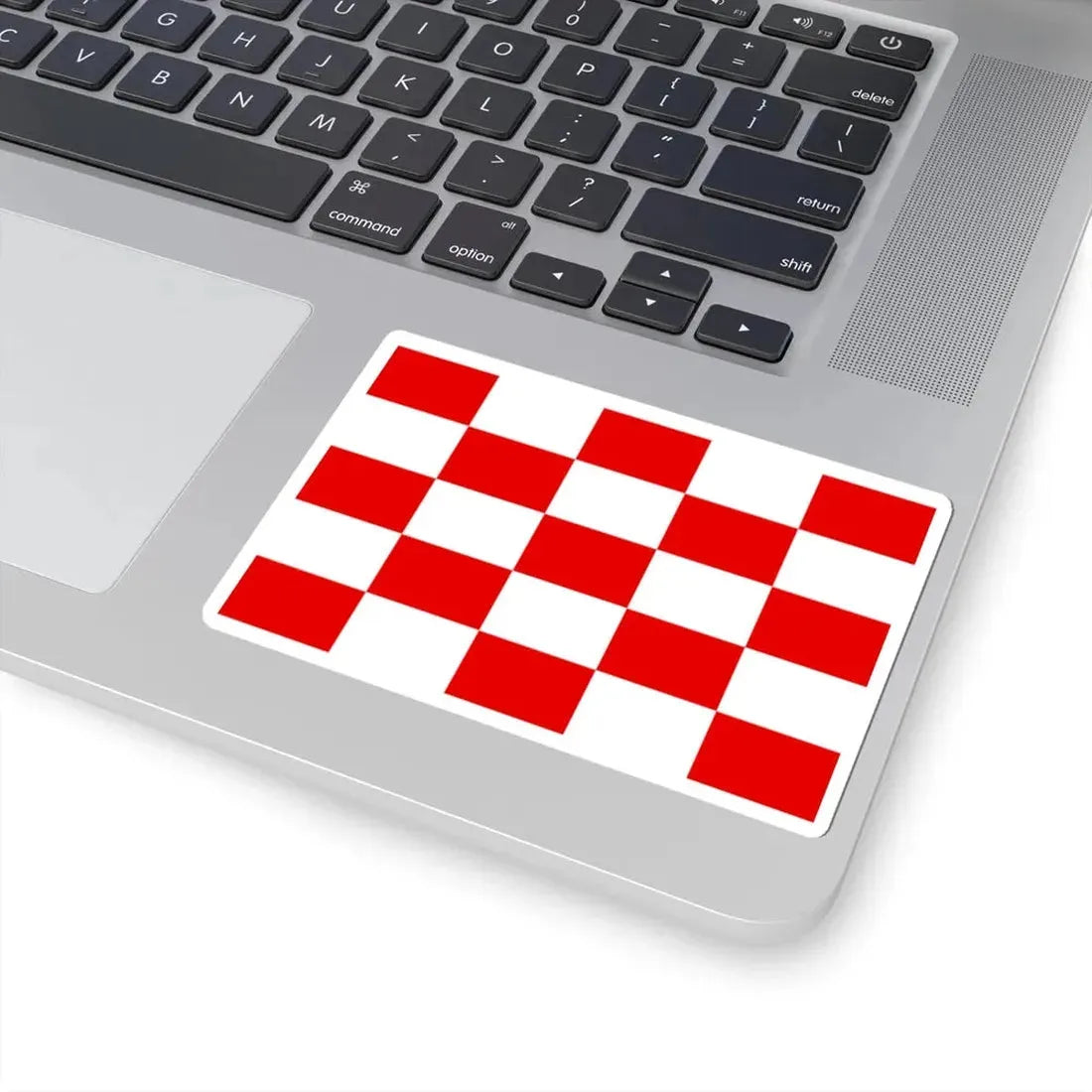 Naval jack of Croatia 1944-1945 (Croatia) STICKER Vinyl Kiss-Cut Decal - The Sticker Space