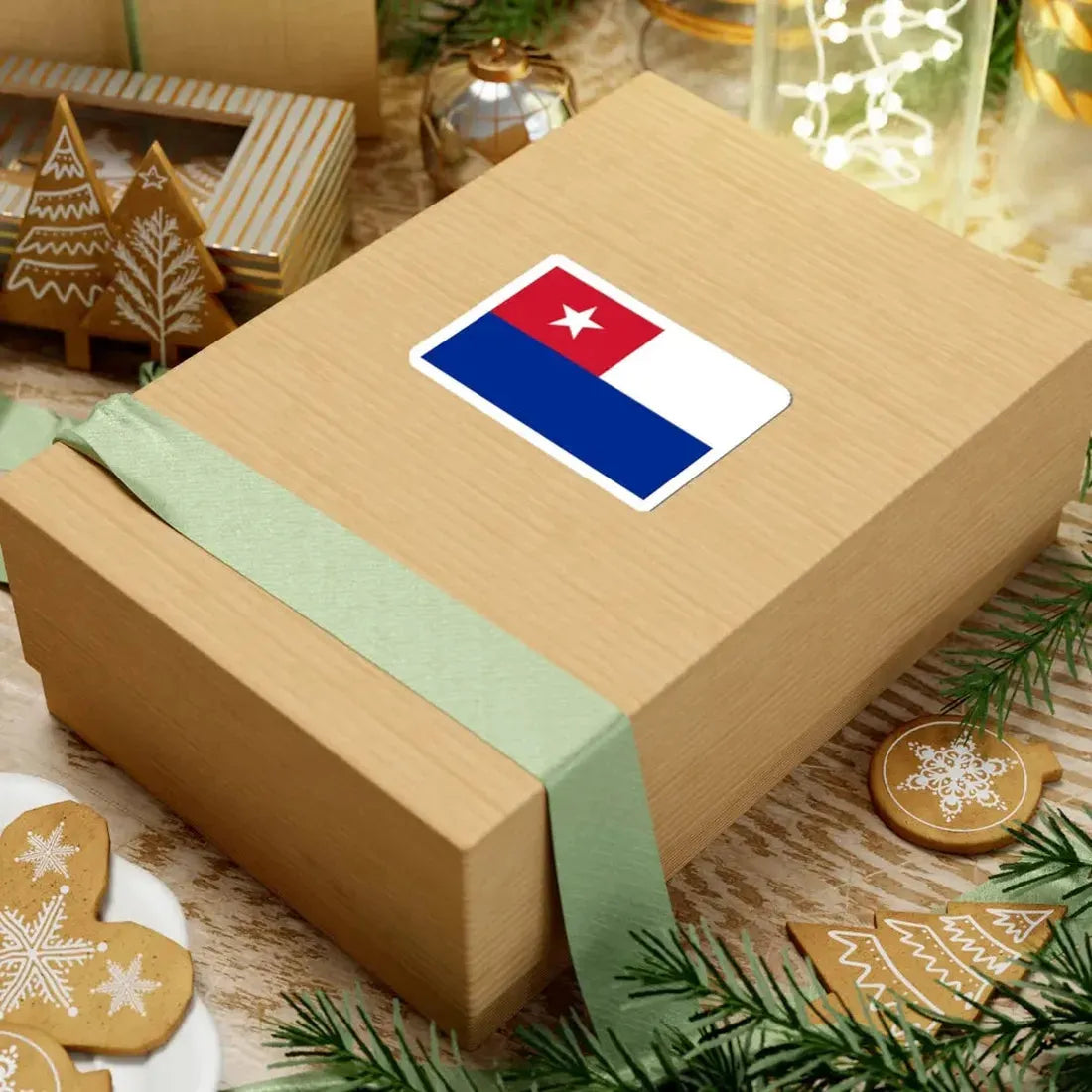 Naval jack of Cuba (Cuba) STICKER Vinyl Kiss-Cut Decal - The Sticker Space