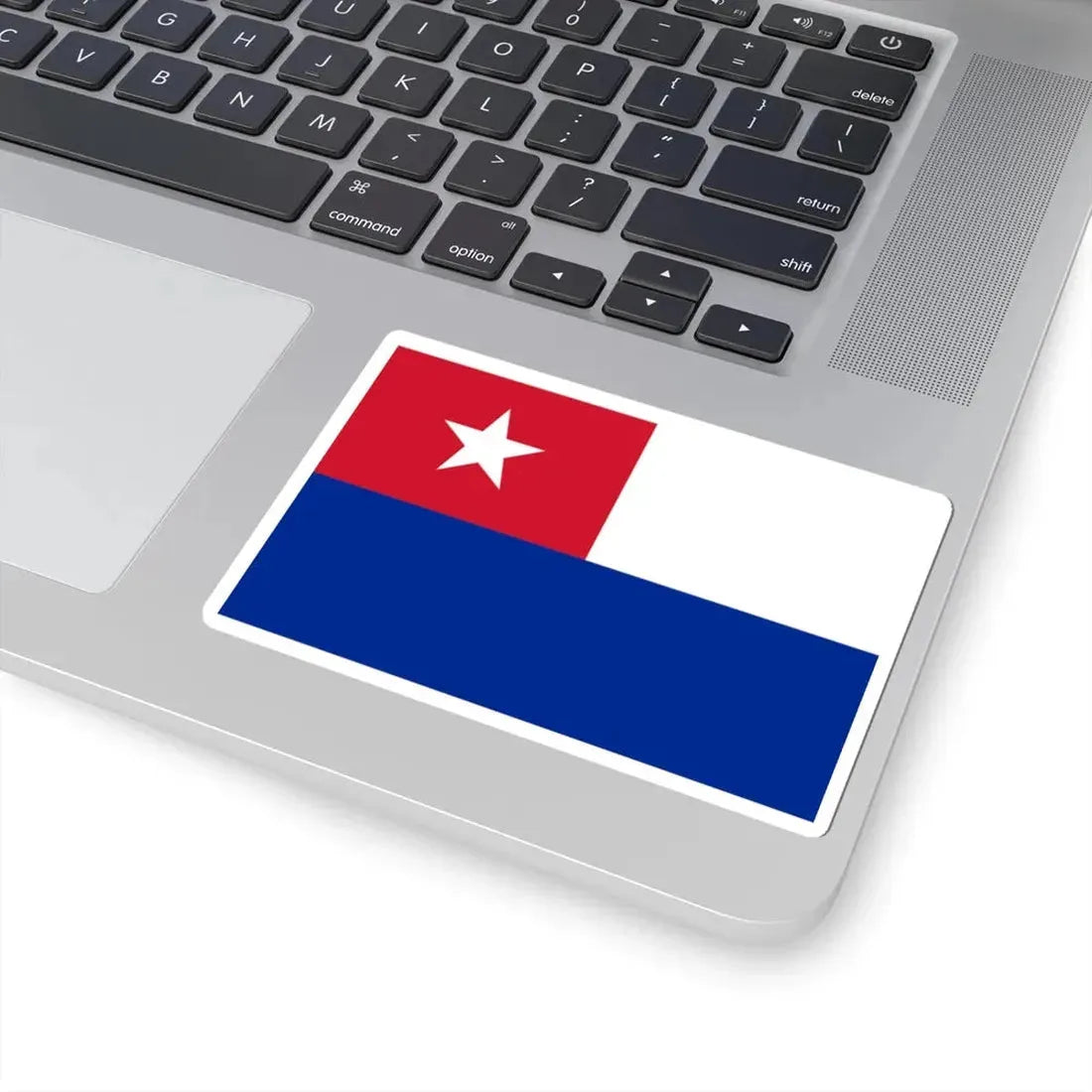 Naval jack of Cuba (Cuba) STICKER Vinyl Kiss-Cut Decal - The Sticker Space
