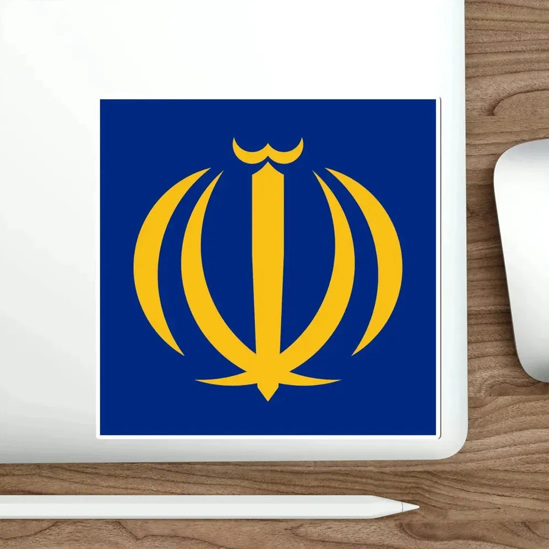 Naval Jack of Iran (Iran) STICKER Vinyl Die-Cut Decal - The Sticker Space