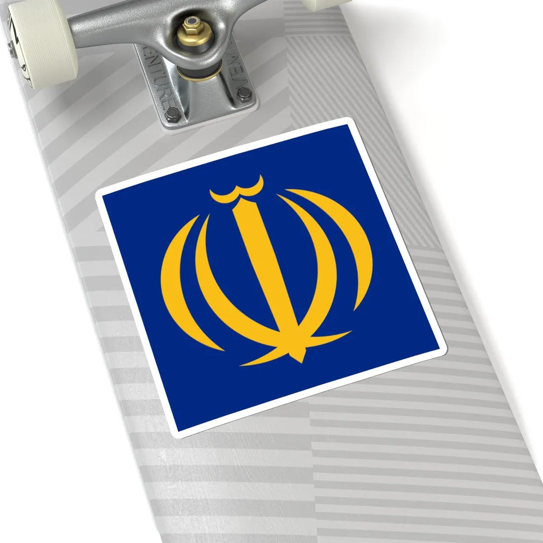 Naval Jack of Iran (Iran) STICKER Vinyl Kiss-Cut Decal - The Sticker Space