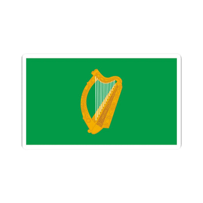Naval jack of Ireland (Ireland) STICKER Vinyl Kiss-Cut Decal 2 Inch White - The Sticker Space