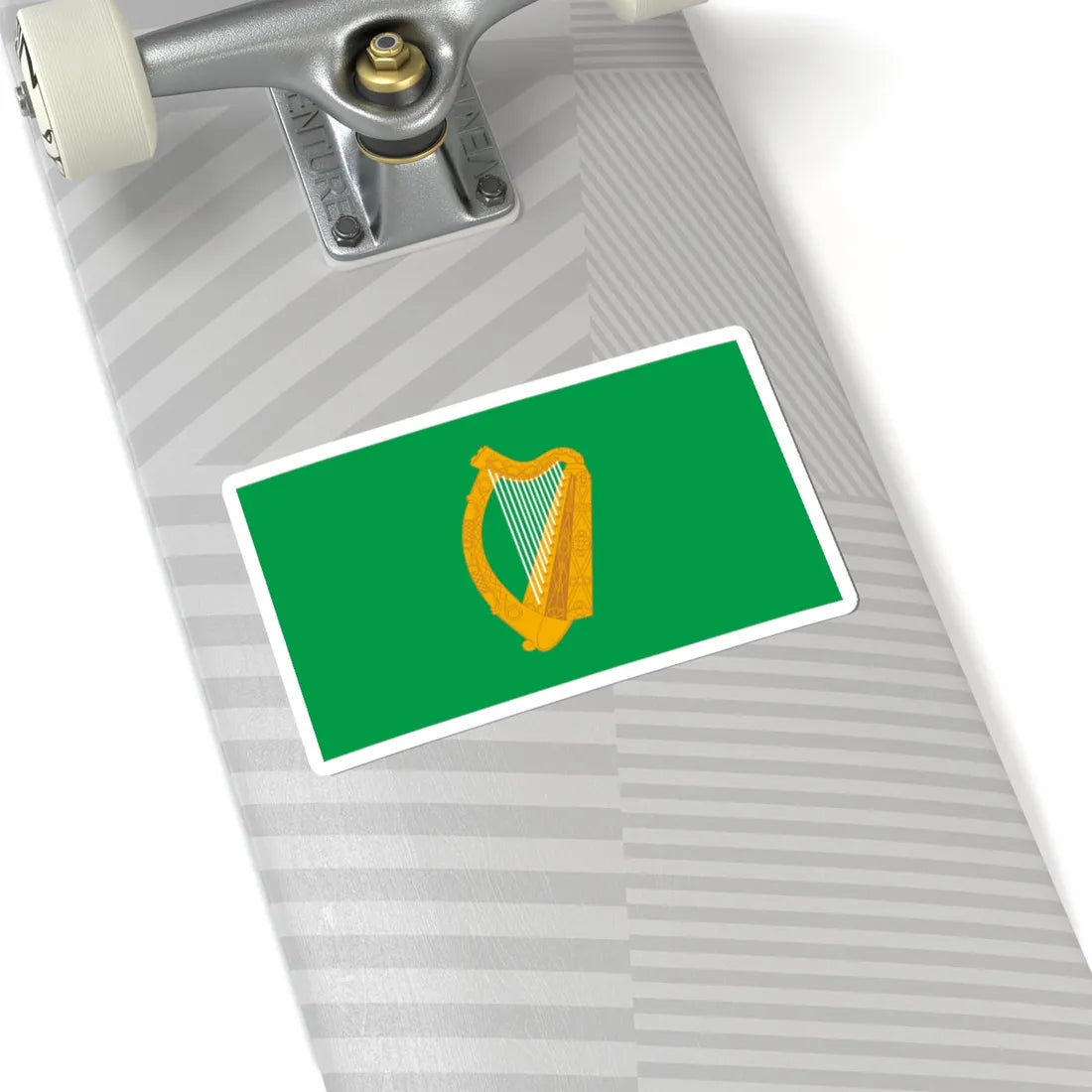 Naval jack of Ireland (Ireland) STICKER Vinyl Kiss-Cut Decal - The Sticker Space