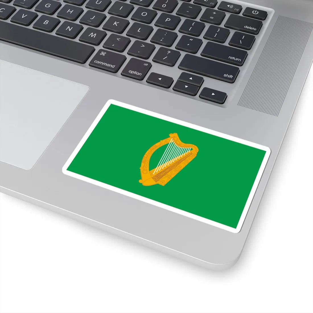 Naval jack of Ireland (Ireland) STICKER Vinyl Kiss-Cut Decal - The Sticker Space