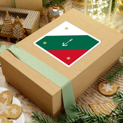 Naval jack of Mexico (Mexico) STICKER Vinyl Kiss-Cut Decal - The Sticker Space