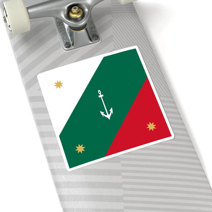 Naval jack of Mexico (Mexico) STICKER Vinyl Kiss-Cut Decal - The Sticker Space