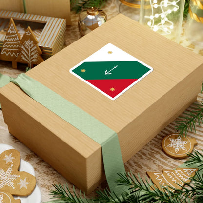 Naval jack of Mexico (Mexico) STICKER Vinyl Kiss-Cut Decal - The Sticker Space