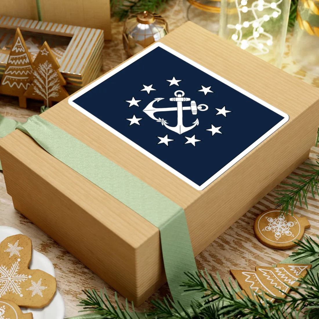 Naval Jack of Panama (Panama) STICKER Vinyl Kiss-Cut Decal - The Sticker Space