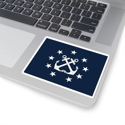 Naval Jack of Panama (Panama) STICKER Vinyl Kiss-Cut Decal - The Sticker Space