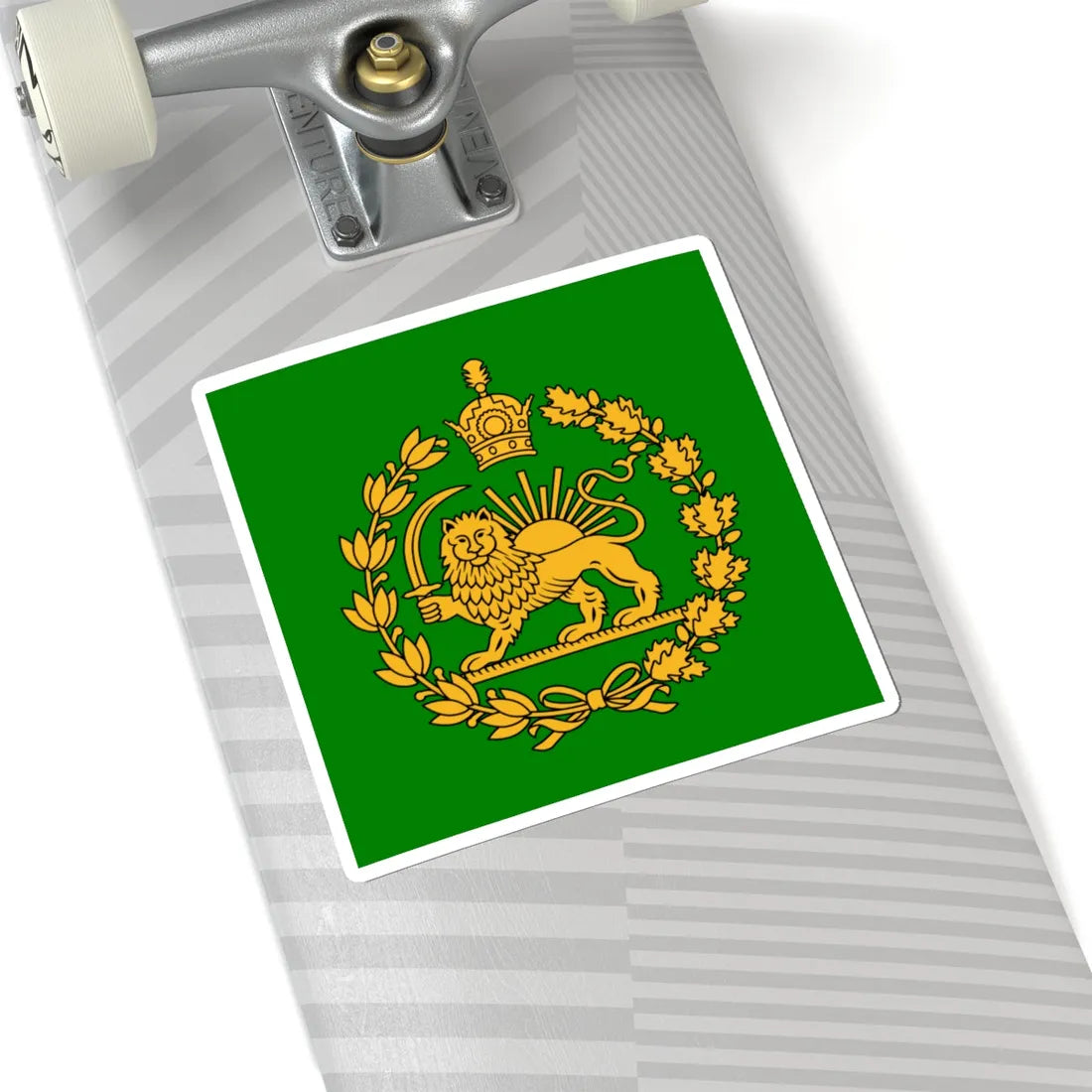 Naval Jack of Persia 1926-1974 (Iran) STICKER Vinyl Kiss-Cut Decal - The Sticker Space