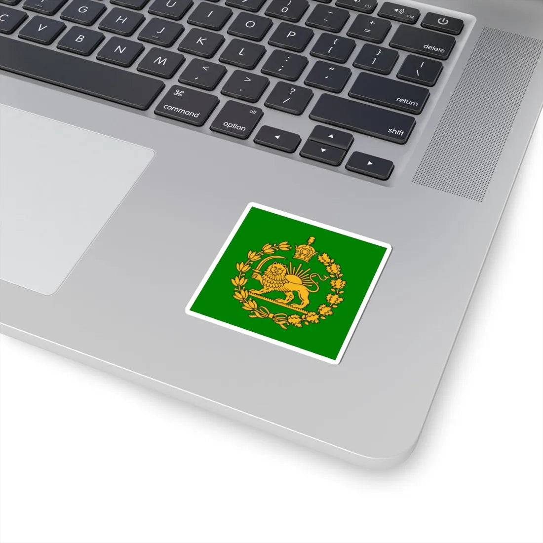 Naval Jack of Persia 1926-1974 (Iran) STICKER Vinyl Kiss-Cut Decal - The Sticker Space
