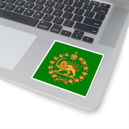 Naval Jack of Persia 1926-1974 (Iran) STICKER Vinyl Kiss-Cut Decal - The Sticker Space