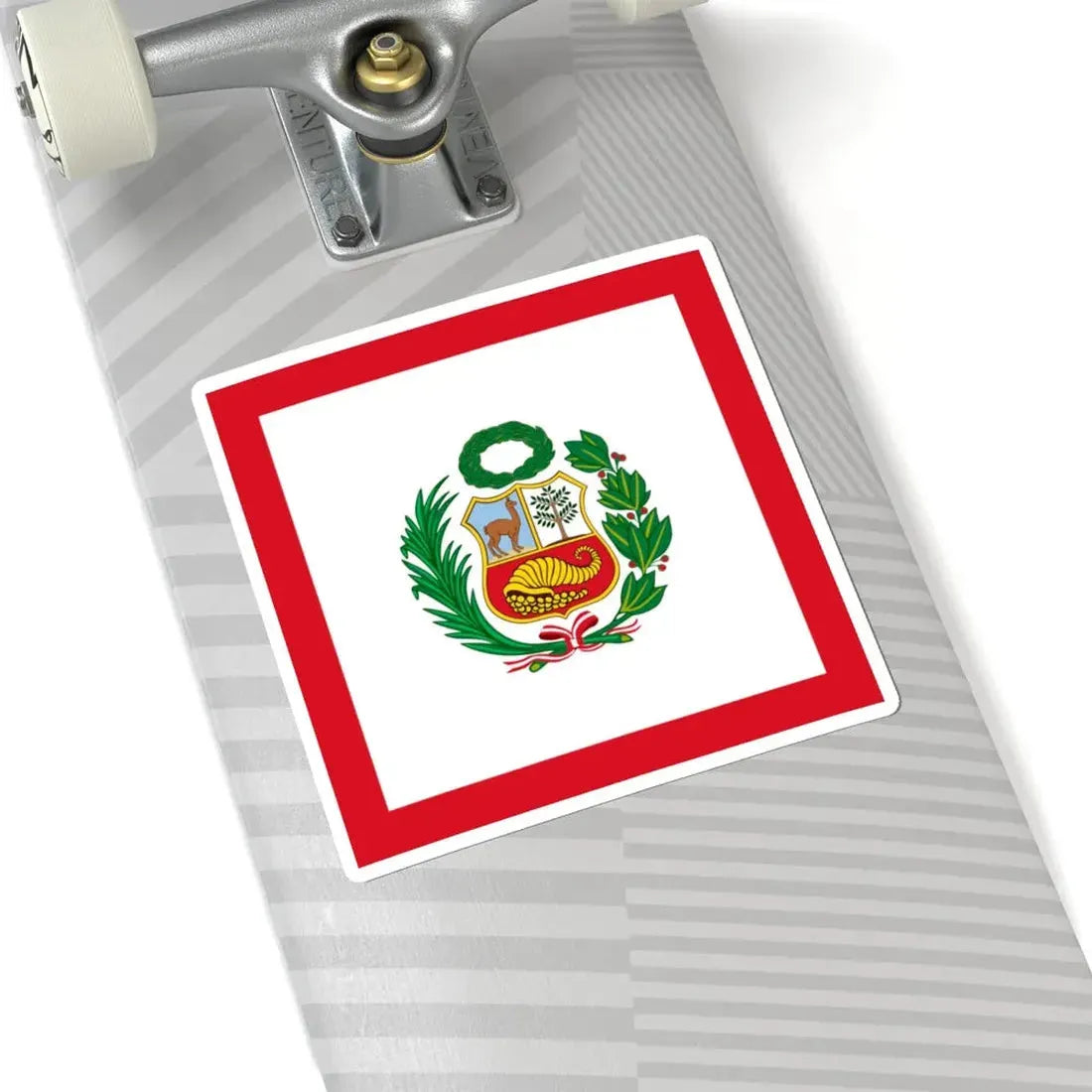 Naval Jack of Peru alternative version (Peru) STICKER Vinyl Kiss-Cut Decal - The Sticker Space