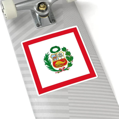 Naval Jack of Peru alternative version (Peru) STICKER Vinyl Kiss-Cut Decal - The Sticker Space