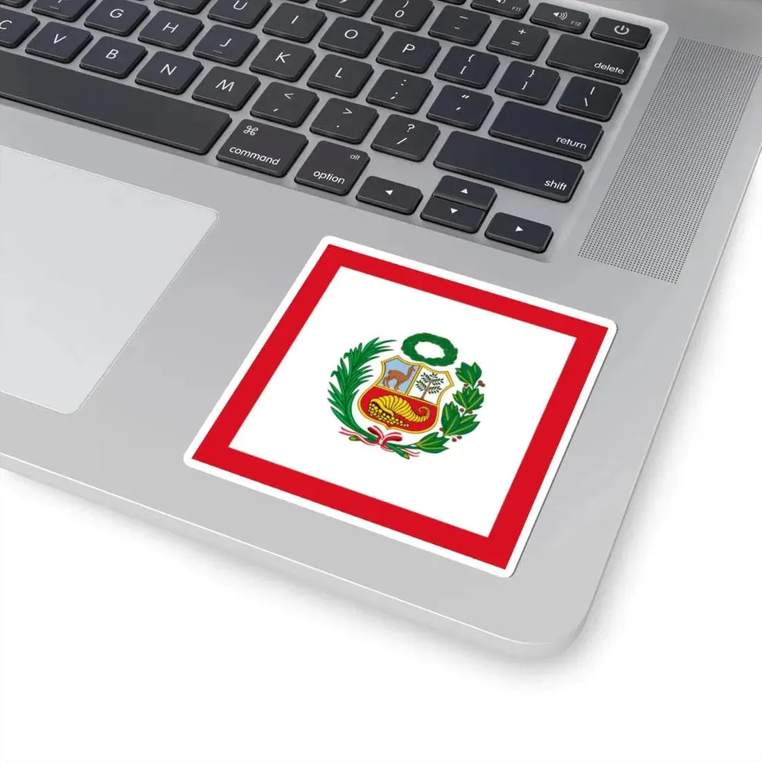 Naval Jack of Peru alternative version (Peru) STICKER Vinyl Kiss-Cut Decal - The Sticker Space