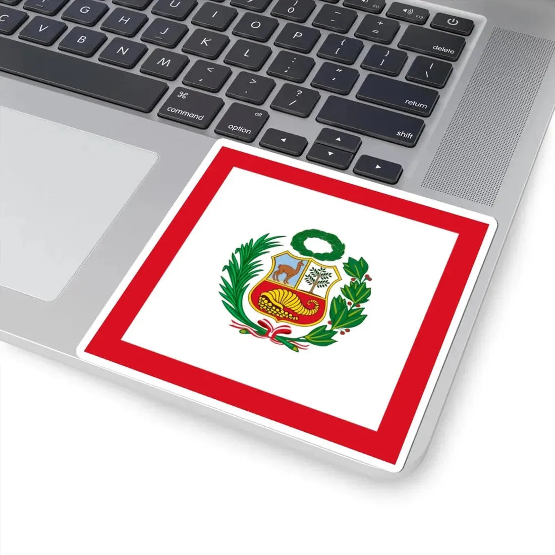 Naval Jack of Peru alternative version (Peru) STICKER Vinyl Kiss-Cut Decal - The Sticker Space