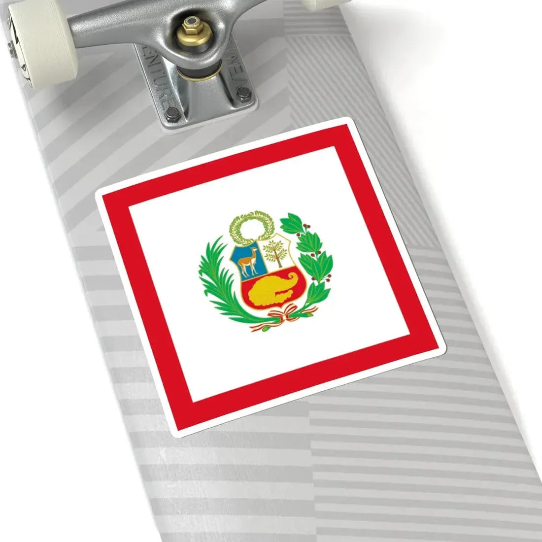 Naval Jack of Peru (Peru) STICKER Vinyl Kiss-Cut Decal - The Sticker Space