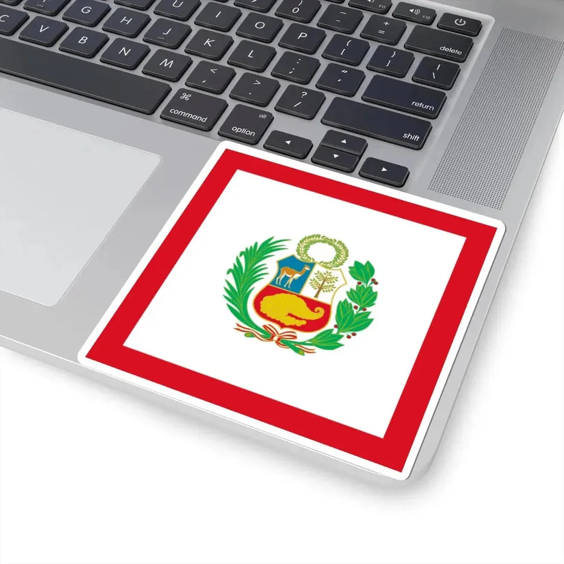 Naval Jack of Peru (Peru) STICKER Vinyl Kiss-Cut Decal - The Sticker Space