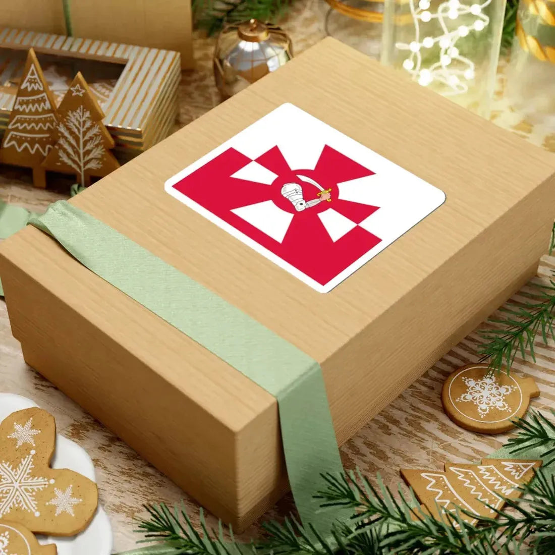 Naval Jack of Poland (Poland) STICKER Vinyl Kiss-Cut Decal - The Sticker Space