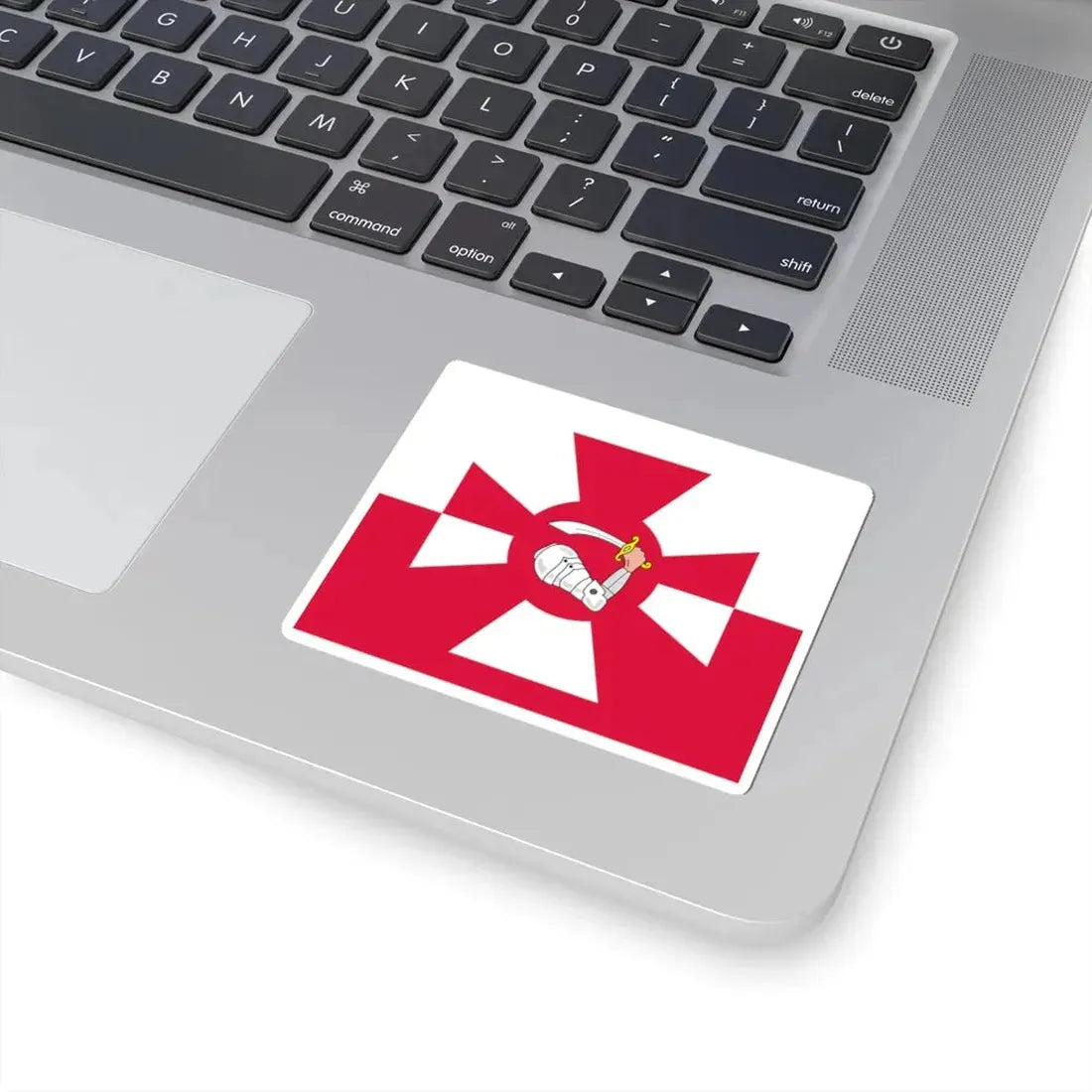 Naval Jack of Poland (Poland) STICKER Vinyl Kiss-Cut Decal - The Sticker Space