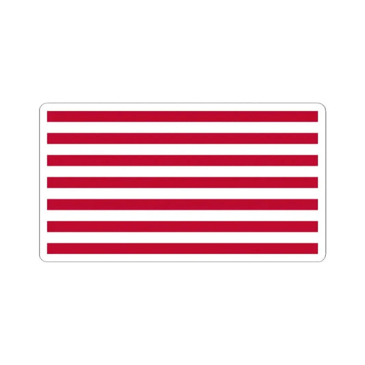 Naval jack of the United States 1776-1777 (United States) STICKER Vinyl Kiss-Cut Decal 2 Inch White - The Sticker Space