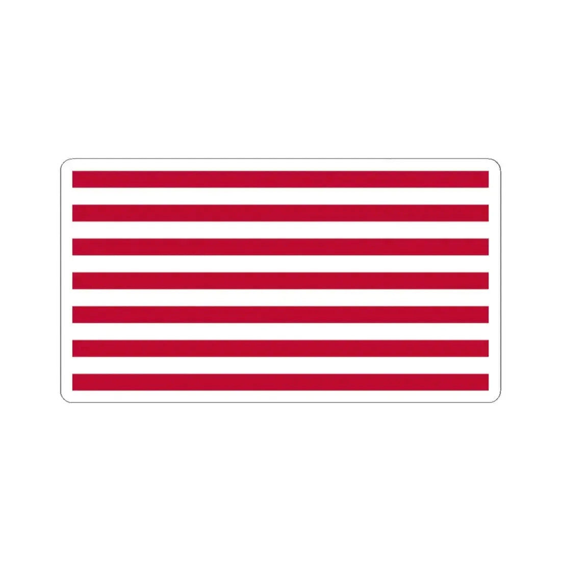 Naval jack of the United States 1776-1777 (United States) STICKER Vinyl Kiss-Cut Decal 3 Inch White - The Sticker Space