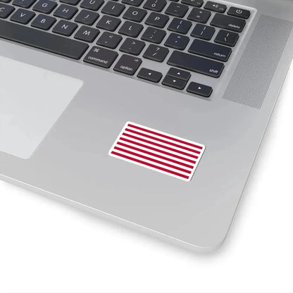 Naval jack of the United States 1776-1777 (United States) STICKER Vinyl Kiss-Cut Decal - The Sticker Space