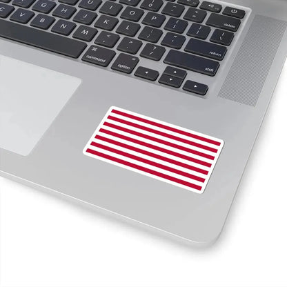 Naval jack of the United States 1776-1777 (United States) STICKER Vinyl Kiss-Cut Decal - The Sticker Space