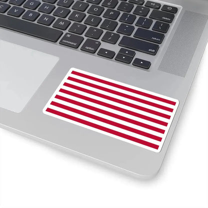 Naval jack of the United States 1776-1777 (United States) STICKER Vinyl Kiss-Cut Decal - The Sticker Space
