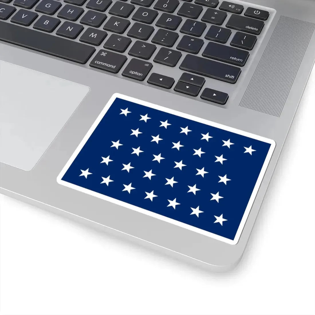 Naval jack of the United States 1851-1858 (United States) STICKER Vinyl Kiss-Cut Decal - The Sticker Space