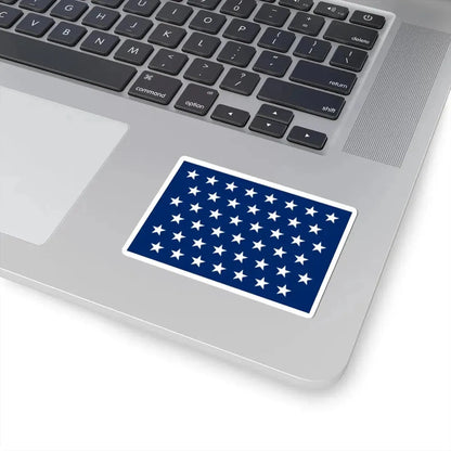 Naval jack of the United States 1896-1908 (United States) STICKER Vinyl Kiss-Cut Decal - The Sticker Space