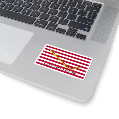 Naval jack of the United States 2002-2019 (United States) STICKER Vinyl Kiss-Cut Decal - The Sticker Space