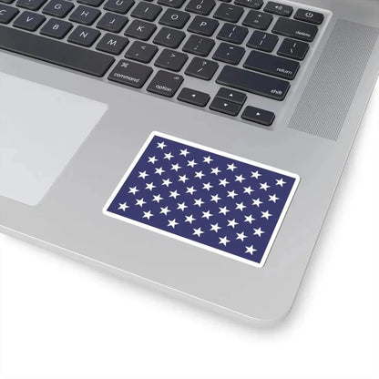 Naval jack of the United States (United States) STICKER Vinyl Kiss-Cut Decal - The Sticker Space