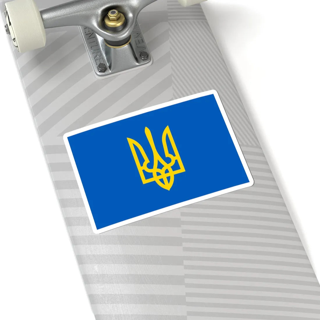 Naval jack of Ukraine 1992 (Ukraine) STICKER Vinyl Kiss-Cut Decal - The Sticker Space