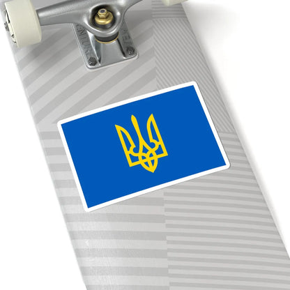 Naval jack of Ukraine 1992 (Ukraine) STICKER Vinyl Kiss-Cut Decal - The Sticker Space