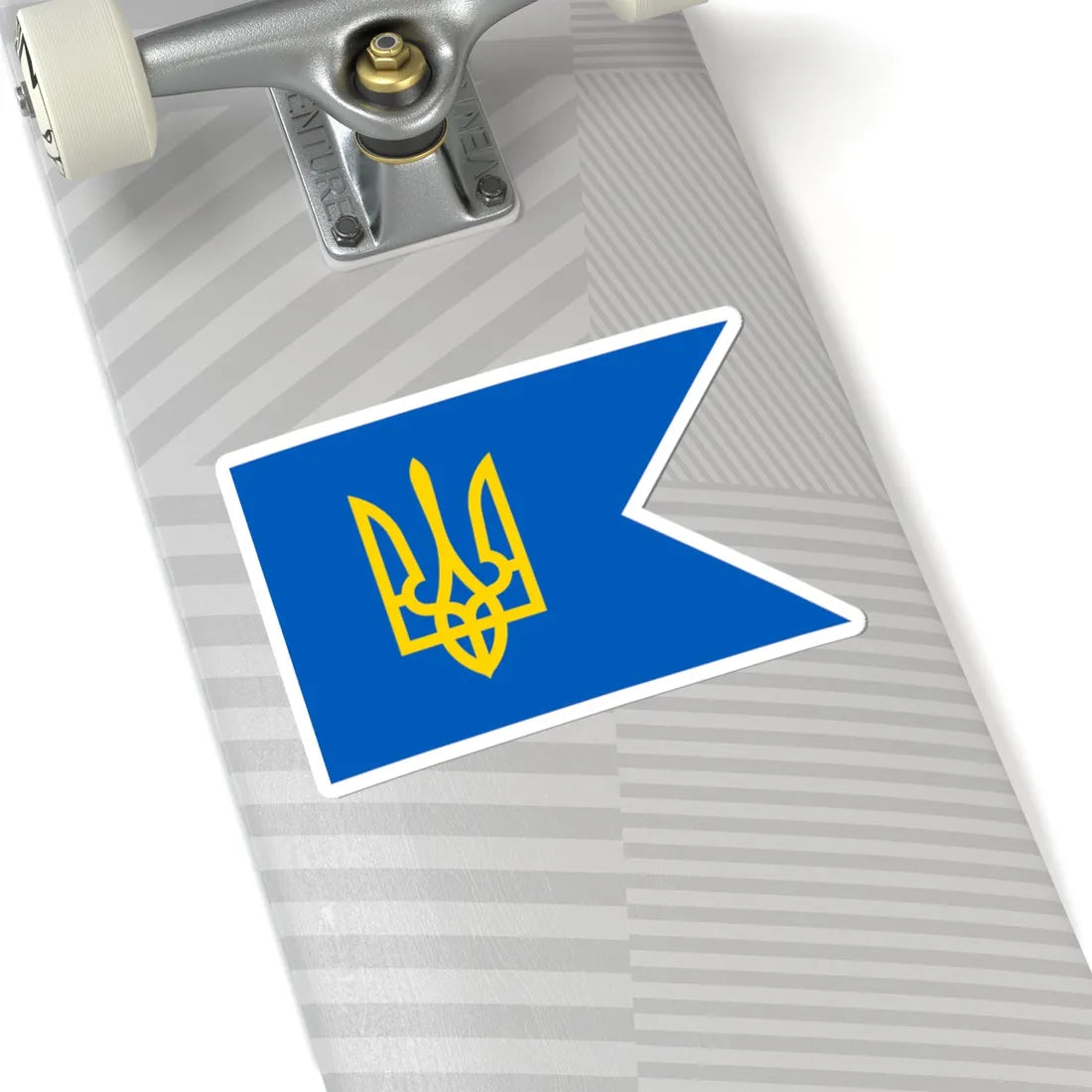 Naval Jack of Ukraine 1993 (Ukraine) STICKER Vinyl Kiss-Cut Decal - The Sticker Space