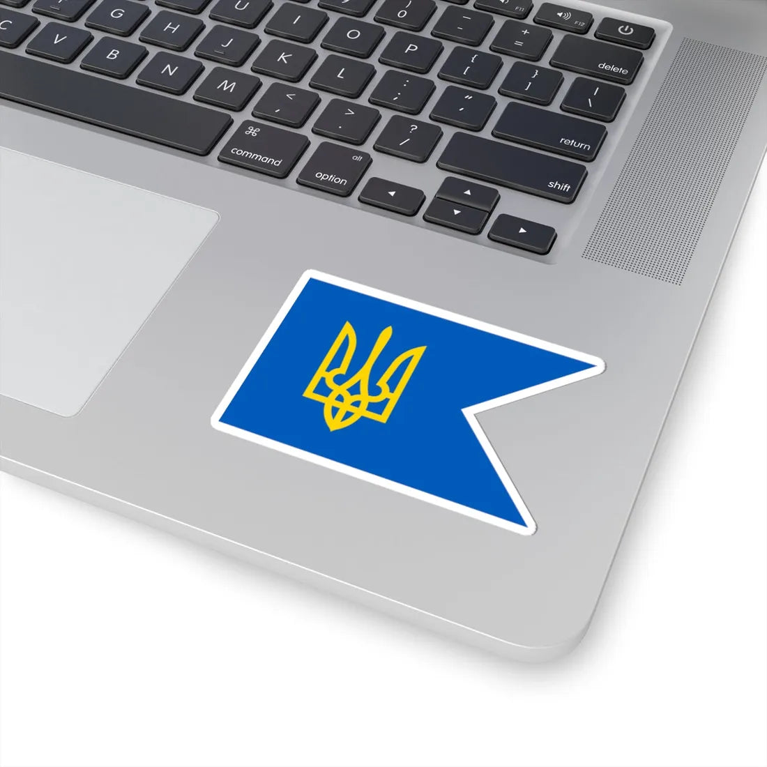 Naval Jack of Ukraine 1993 (Ukraine) STICKER Vinyl Kiss-Cut Decal - The Sticker Space