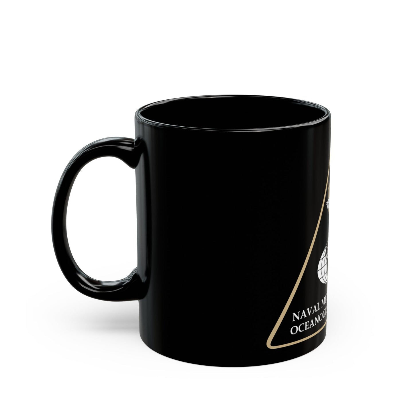 Naval Meteorology & Oceanography Command (U.S. Navy) Black Coffee Mug-The Sticker Space