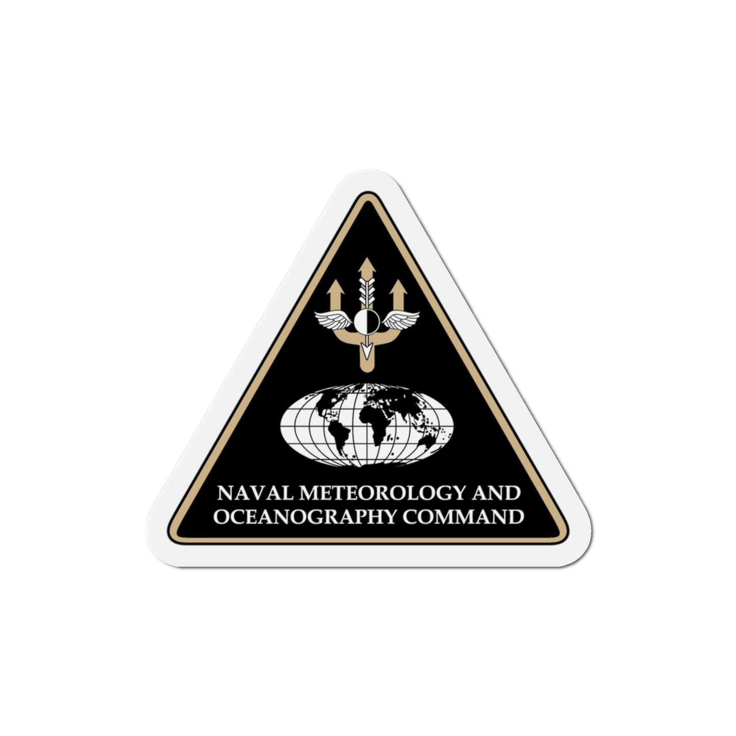 Naval Meteorology & Oceanography Command (U.S. Navy) Die-Cut Magnet-4" x 4"-The Sticker Space