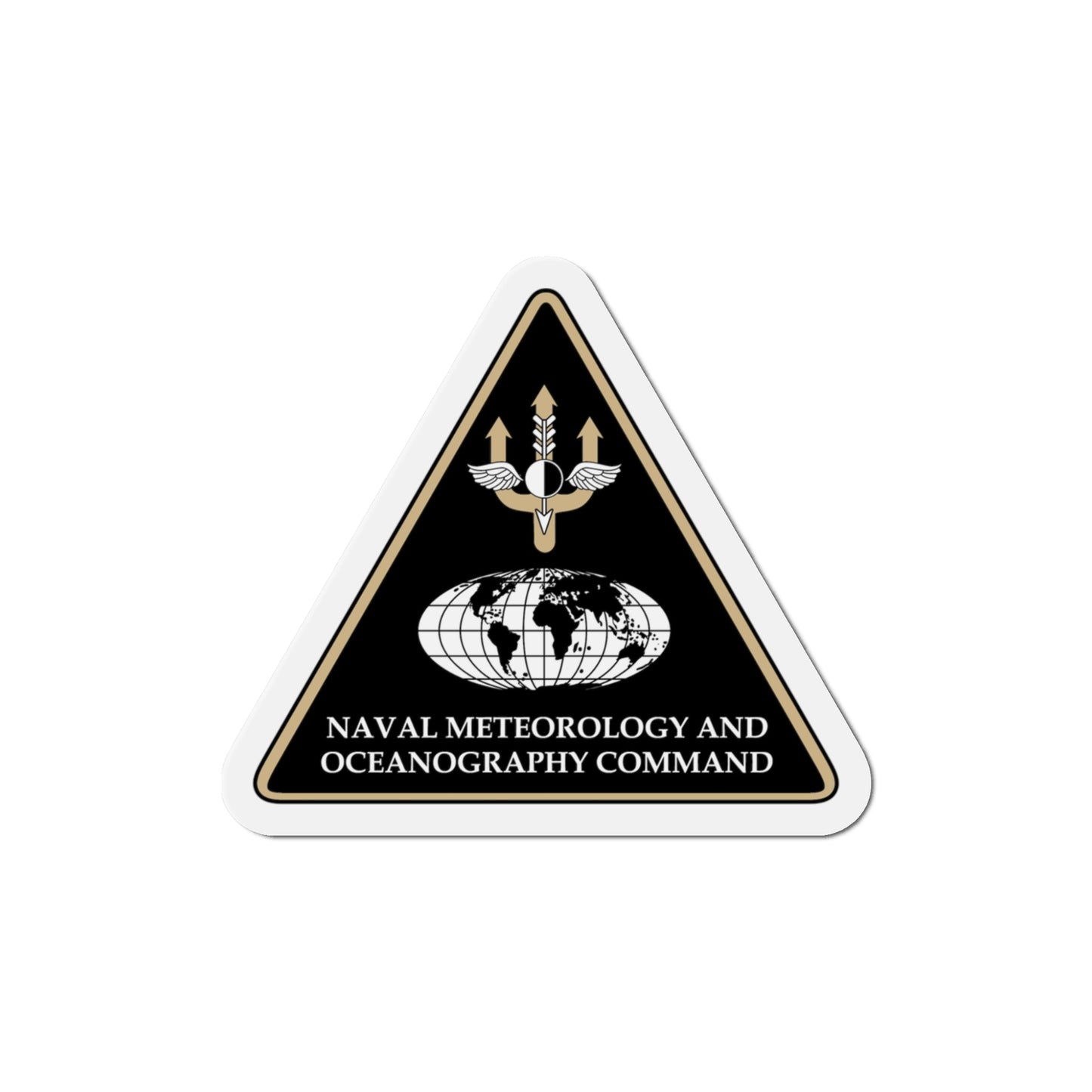 Naval Meteorology & Oceanography Command (U.S. Navy) Die-Cut Magnet-5" x 5"-The Sticker Space