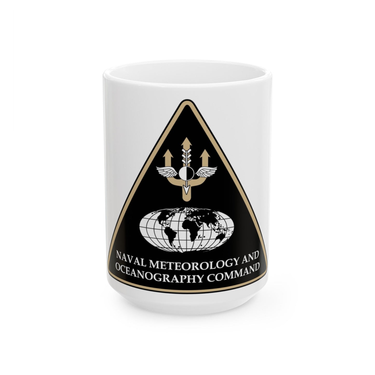 Naval Meteorology & Oceanography Command (U.S. Navy) White Coffee Mug-15oz-The Sticker Space