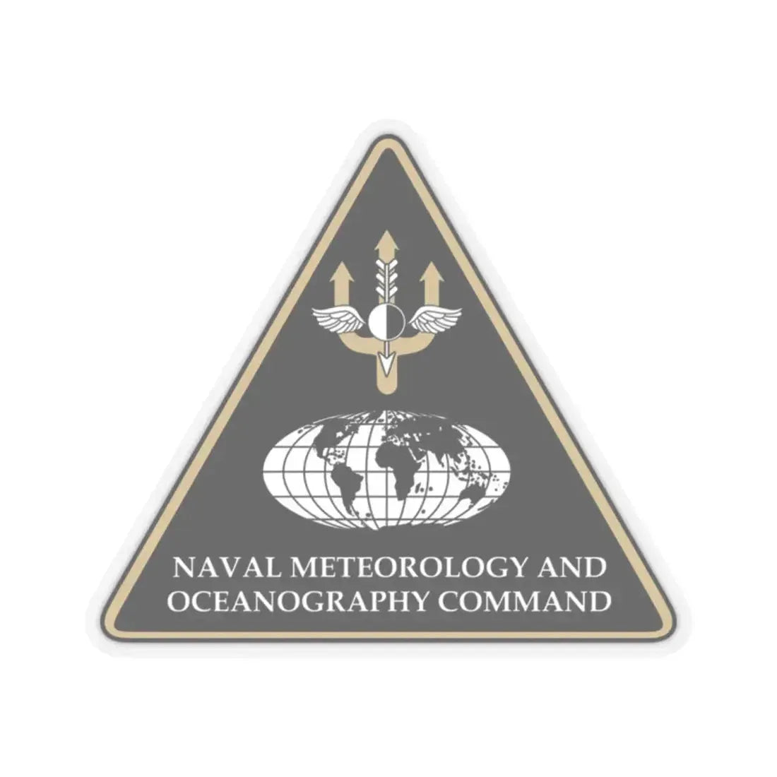 Naval Meteorology & Oceanography Command (U.S. Navy) STICKER Vinyl Kiss-Cut Decal 2 Inch Transparent - The Sticker Space