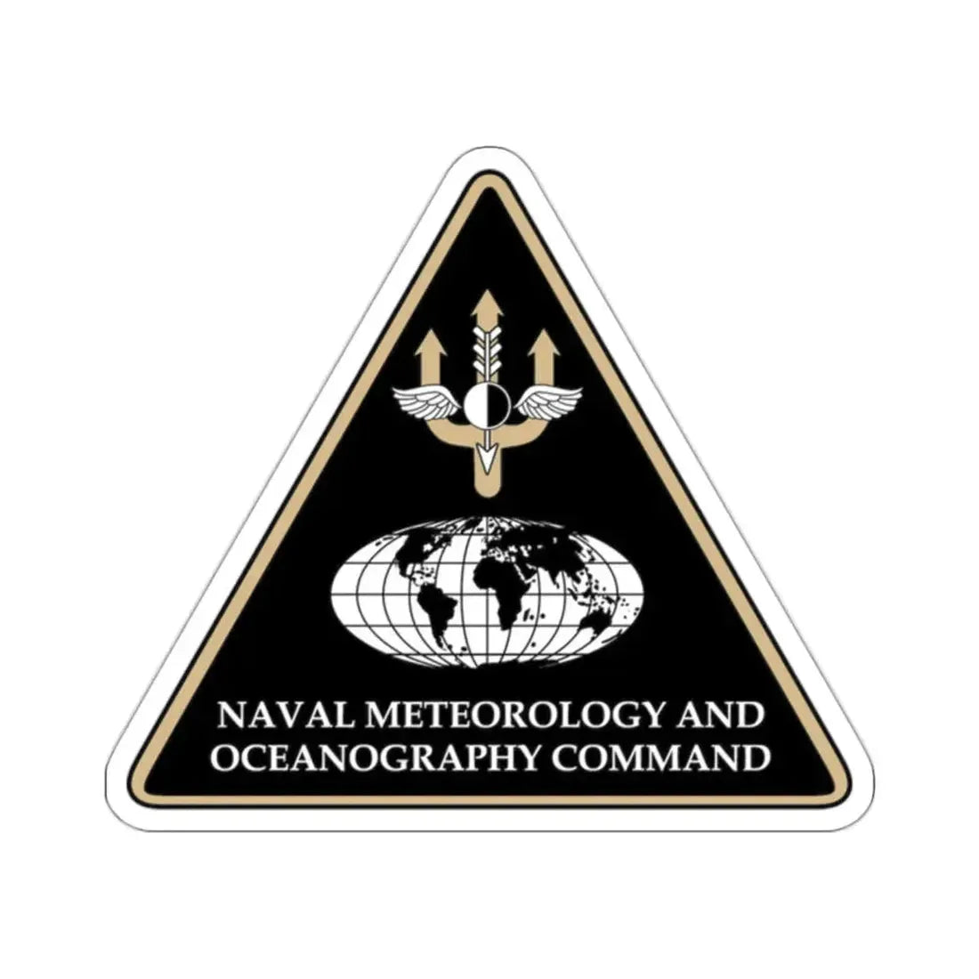 Naval Meteorology & Oceanography Command (U.S. Navy) STICKER Vinyl Kiss-Cut Decal 2 Inch White - The Sticker Space