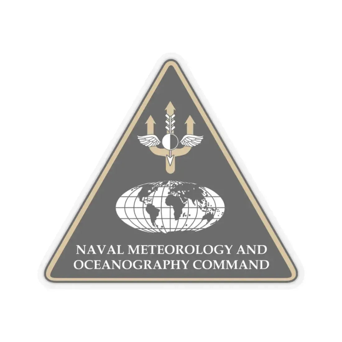 Naval Meteorology & Oceanography Command (U.S. Navy) STICKER Vinyl Kiss-Cut Decal 4 Inch Transparent - The Sticker Space