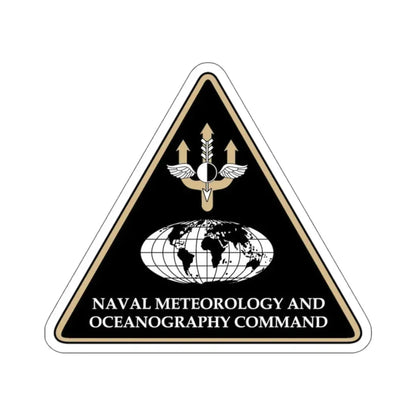 Naval Meteorology & Oceanography Command (U.S. Navy) STICKER Vinyl Kiss-Cut Decal 4 Inch White - The Sticker Space