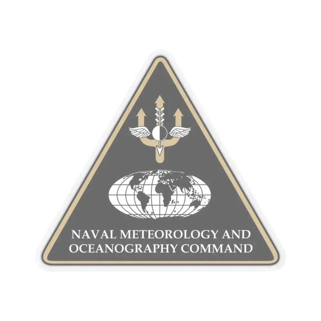 Naval Meteorology & Oceanography Command (U.S. Navy) STICKER Vinyl Kiss-Cut Decal 6 Inch Transparent - The Sticker Space